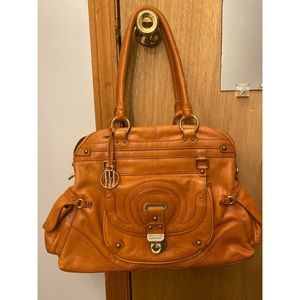 Hayden Harnett Cognac Vegan Leather Tote